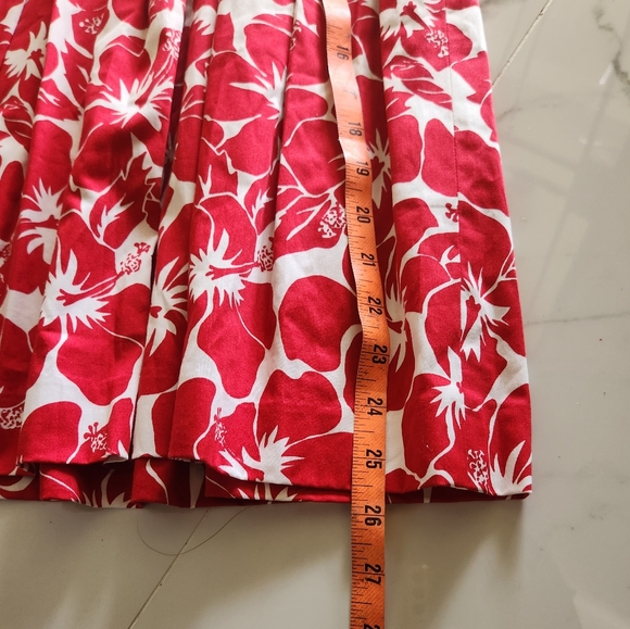 🆕️ Talbots NWT Red Floral Size 6 Skirt - Picture 8 of 11